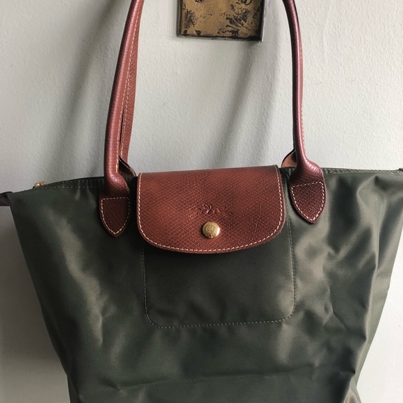 longchamp bag olive green